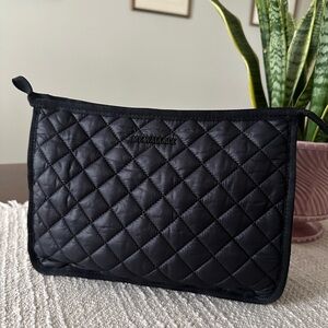 Mz Wallace black rec metro clutch